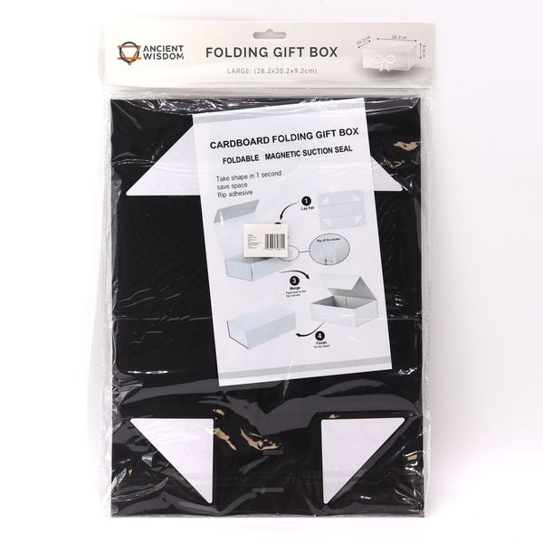 Coffret Cadeau en Kit - Grand Format (28,2 x 20,2 x 9,2 cm) - Noir