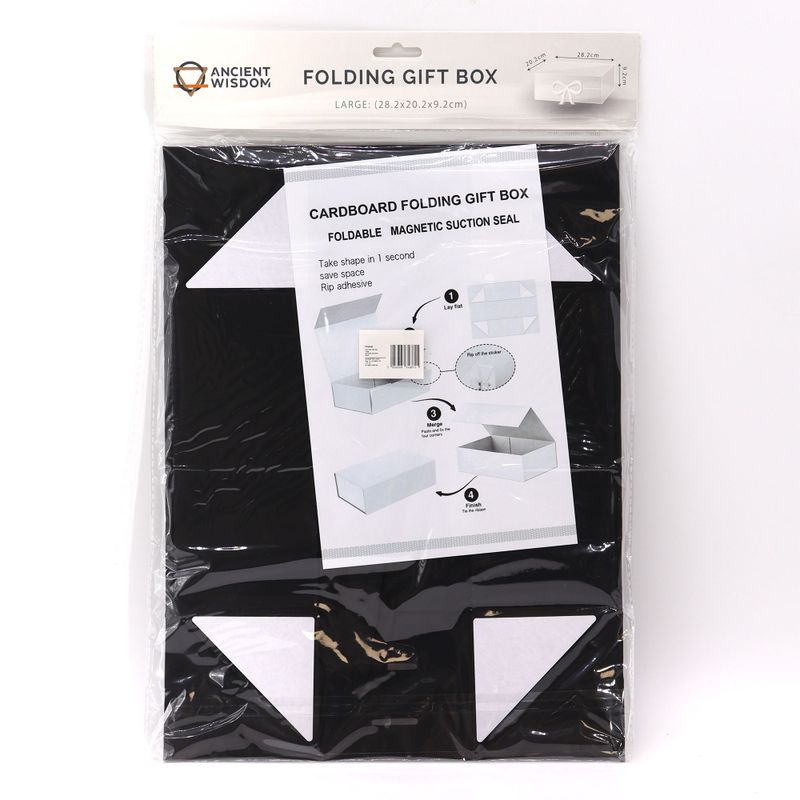 Coffret Cadeau en Kit - Grand Format (28,2 x 20,2 x 9,2 cm) - Noir