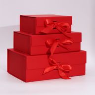 Coffret Cadeau en Kit - Grand Format (28,2 x 20,2 x 9,2 cm) - Rouge