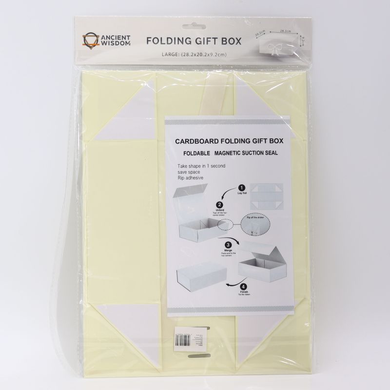 Coffret Cadeau en Kit - Grand Format (28,2 x 20,2 x 9,2 cm) - Ivoire