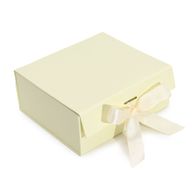Coffret Cadeau en Kit - Carré Moyen (20x18,2x8cm) - Ivoire