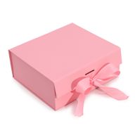 Coffret Cadeau en Kit - Carré Moyen (20x18,2x8cm) - Rose
