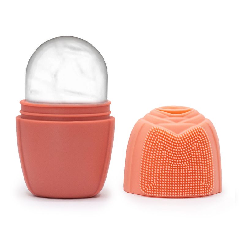 Rouleau de Glace en Silicone pour le Visage - Rouleau - Pêche