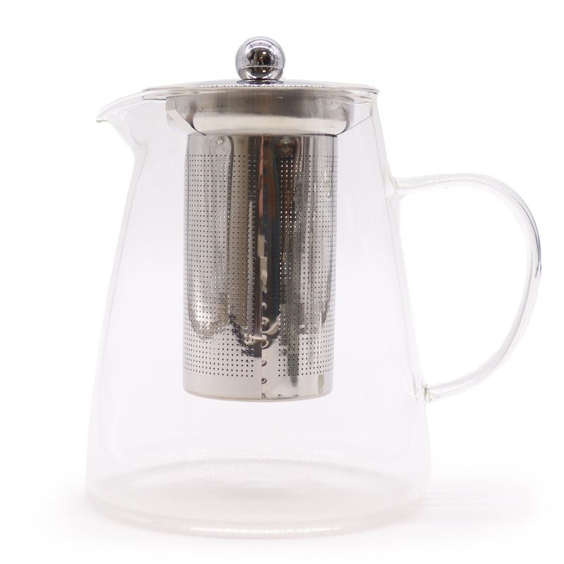 Théière à Infusion en Verre - Forme de Flacon - 950ml