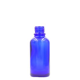 Bouteille Compte-gouttes en Verre Bleu de 5ml - Sans Bouchon