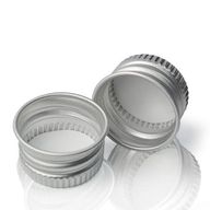 Bouchon pour Flacon Compte-Gouttes en Verre – Aluminium Argenté