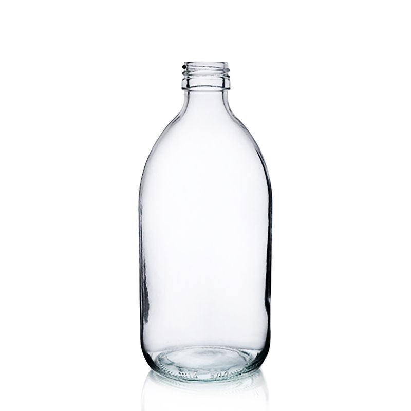 Bouteille en Verre Médicinale Transparente de 200 ml