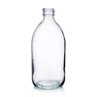 Bouteille en Verre Médicinale Transparente de 500 ml