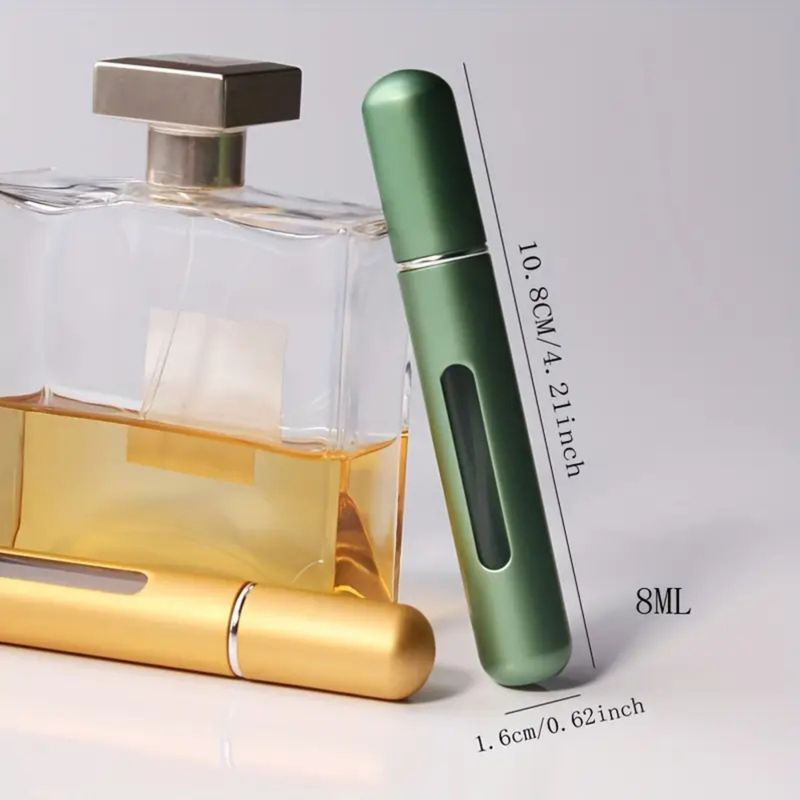 Vaporisateur de Parfum de Poche Rechargeable 8ml - Mat (couleurs assorties)
