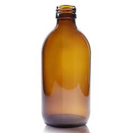 Bouteille Médicinale en Verre Ambré de 300 ml - Sans Bouchon