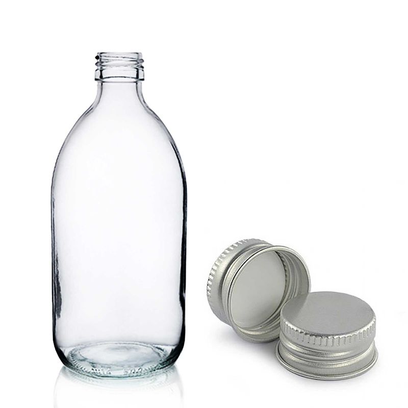Bouteille en Verre Médicinale Transparente de 300 ml