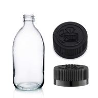 Bouteille en Verre Médicinale Transparente de 200 ml