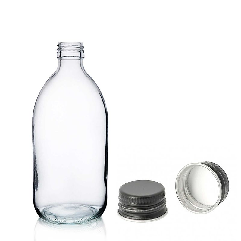 Bouteille en Verre Médicinale Transparente de 150 ml