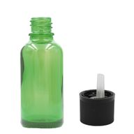 Bouteille Compte-gouttes en Verre Vert 50ml  - Sans Bouchon