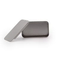 Mini Distributeur en Étain avec Couvercle Coulissant - 15 g (8 x 3,4 x 1,2 cm)