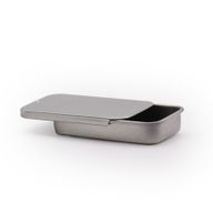Mini Distributeur en Étain avec Couvercle Coulissant - 20 g (7 x 4,2 x 1,5 cm)