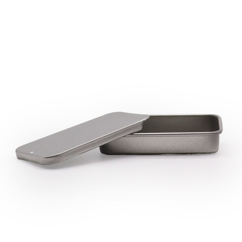 Mini Distributeur en Étain avec Couvercle Coulissant - 20 g (7 x 4,2 x 1,5 cm)