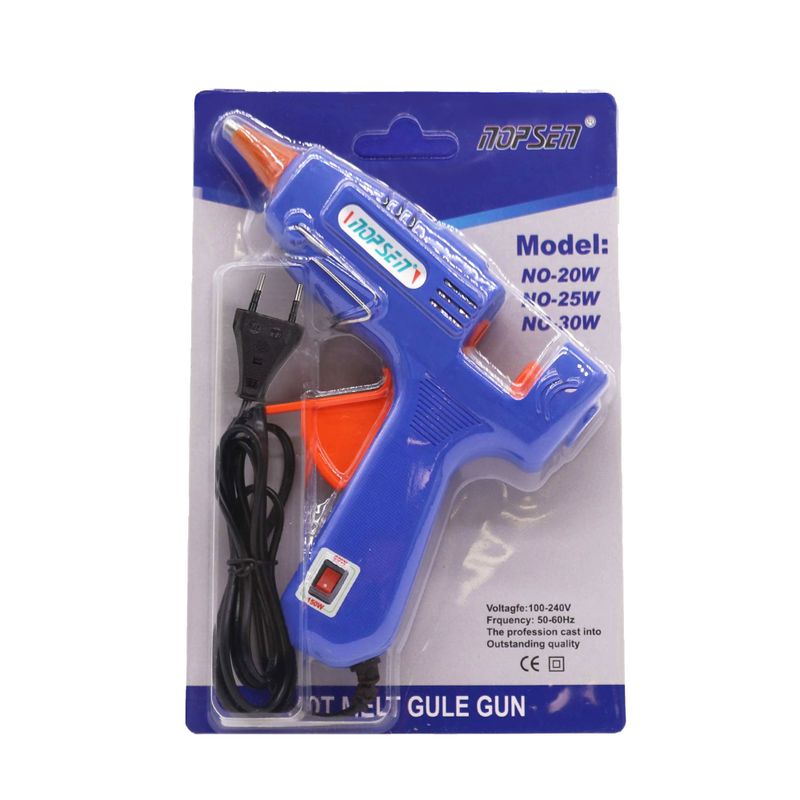 Nopsen Pistolet à Colle Chaude Mini 30W Pro (Prise UE) - pour Bâtons de 7 mm