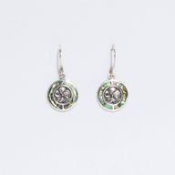 Boucles d'Oreilles en Coquillage & Argent - Frangipanier - Ormeau