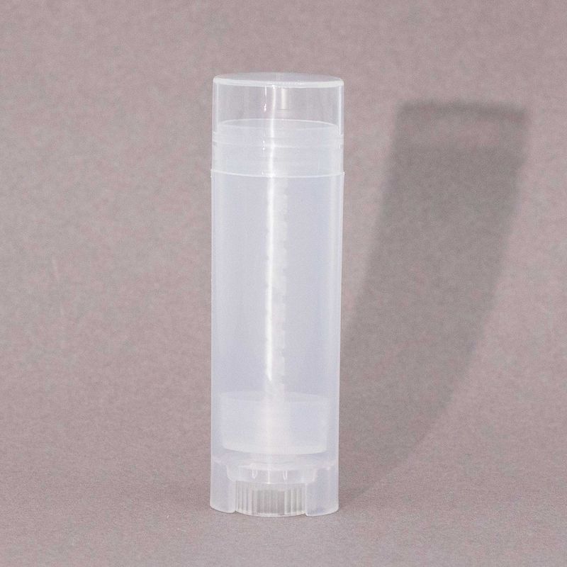 Distributeur de Rouge à Lèvres Ovale Transparent - 5gms (6.6x1.9x1.2cm)