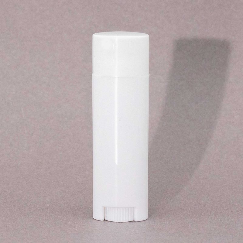 Distributeur de Rouge à Lèvres Ovale Blanc - 5gms (6.6x1.9x1.2cm)