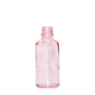 Bouteille Compte-Gouttes en Verre Rose 10ml - Sans Bouchon