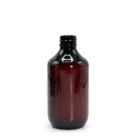 Bouteille Boston en Plastique Ambré 250ml - Sans Bouchon