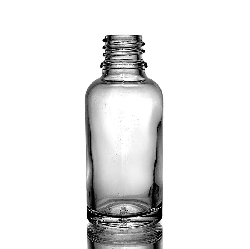 30ml Flacon Compte-Gouttes En Verre Gris Fumé