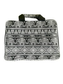 Sacoche Rembourrée pour Ordinateur Portable (Motif Éléphant) 33x24x3cm