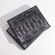 Set de 7 Cuillères de Sorcière avec Pierres Naturelles en Argent Foncé