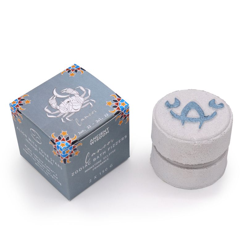 Ensemble de Bombes de Bain du Zodiaque avec Horoscope - Cancer