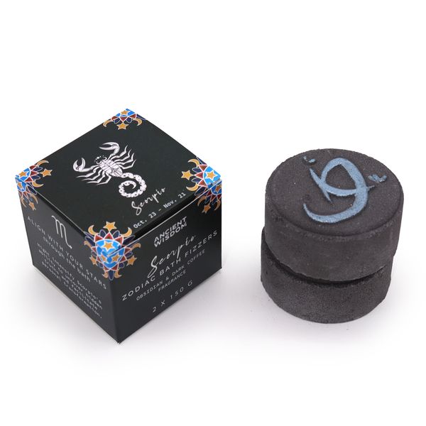 Ensemble de Bombes de Bain du Zodiaque avec Horoscope - Scorpion