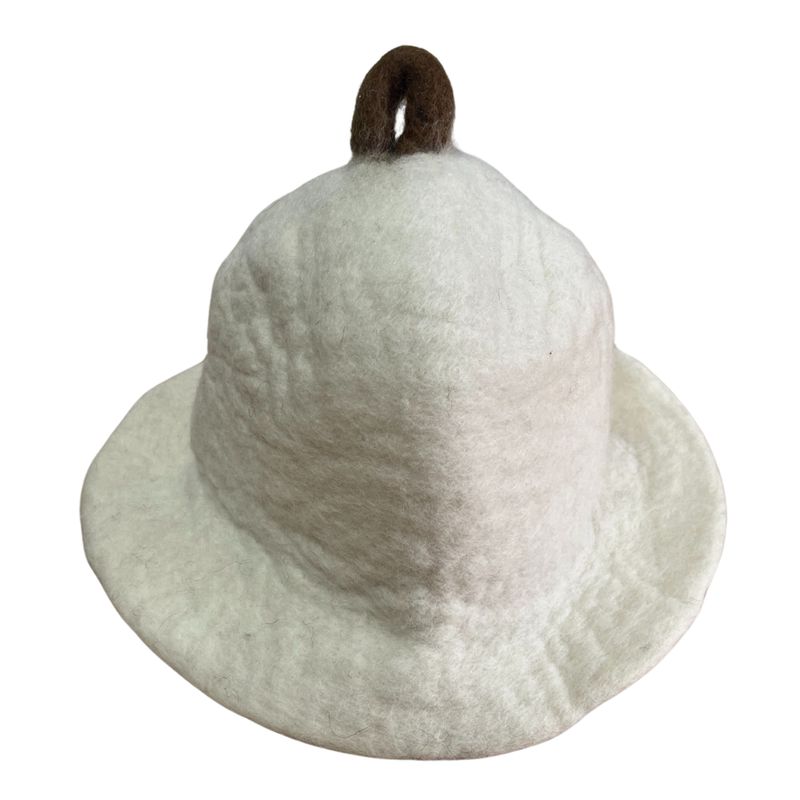 Chapeau de Sauna Feutré - Naturel