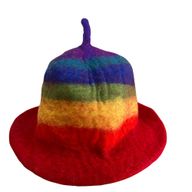 Chapeau de Sauna Feutré - Arc-en-Ciel