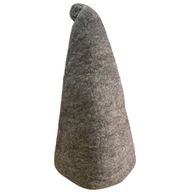 Chapeau de Sauna en Feutre – Sorcier Brun Naturel