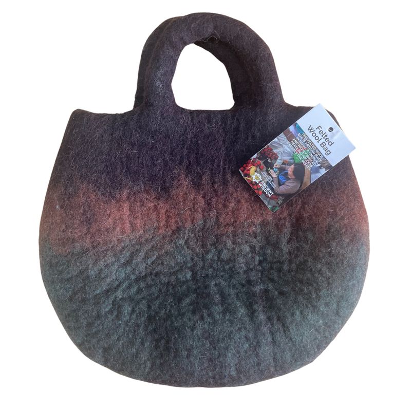 Sac en Feutre Jardin des Fées - 35x27cm