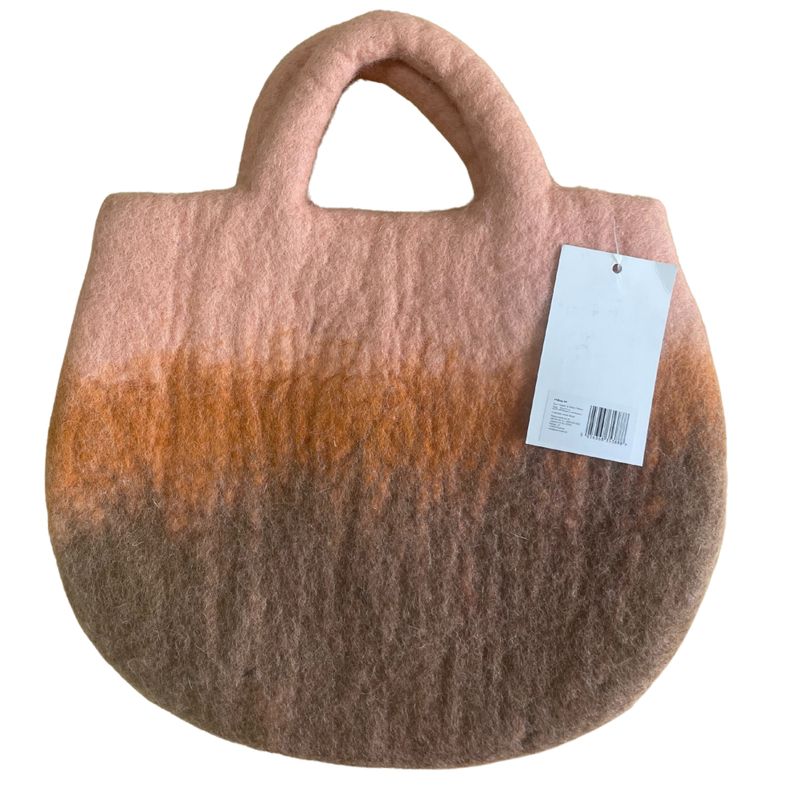 Sac en Feutre Soleil Fleur & Abeilles - 35x27cm