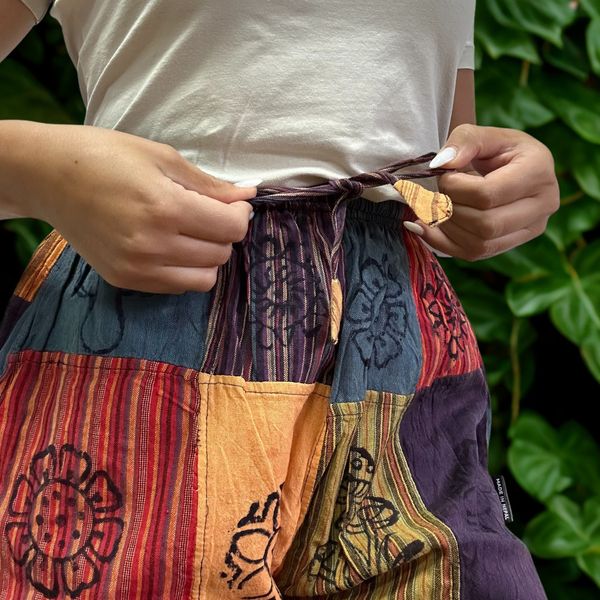 Pantalon Champignon à Motifs Imprimés - Nomad Sari