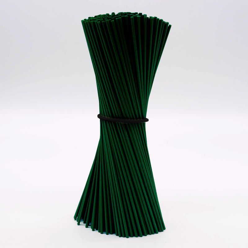 Paquet de Roseaux en Fibre de 3mm x 25cm Vert Minuit - 500gms