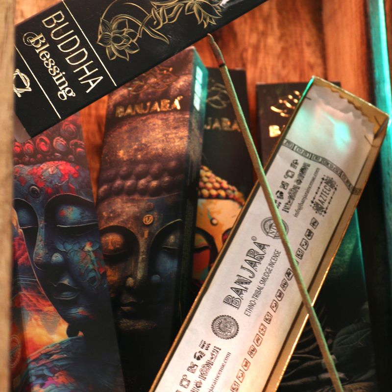 Coffret Bouddha Banjara – Pack de Démarrage – 12 boîtes de 6 encens