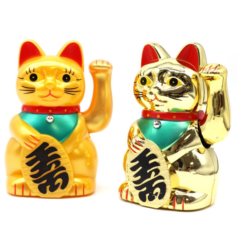 Chat Argent Très Doré - 15cm