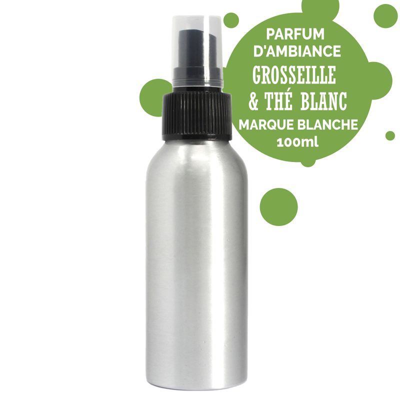 Spray d'Ambiance 100ml - Groseille à Maquereau & Thé Blanc - Sans Étiquette