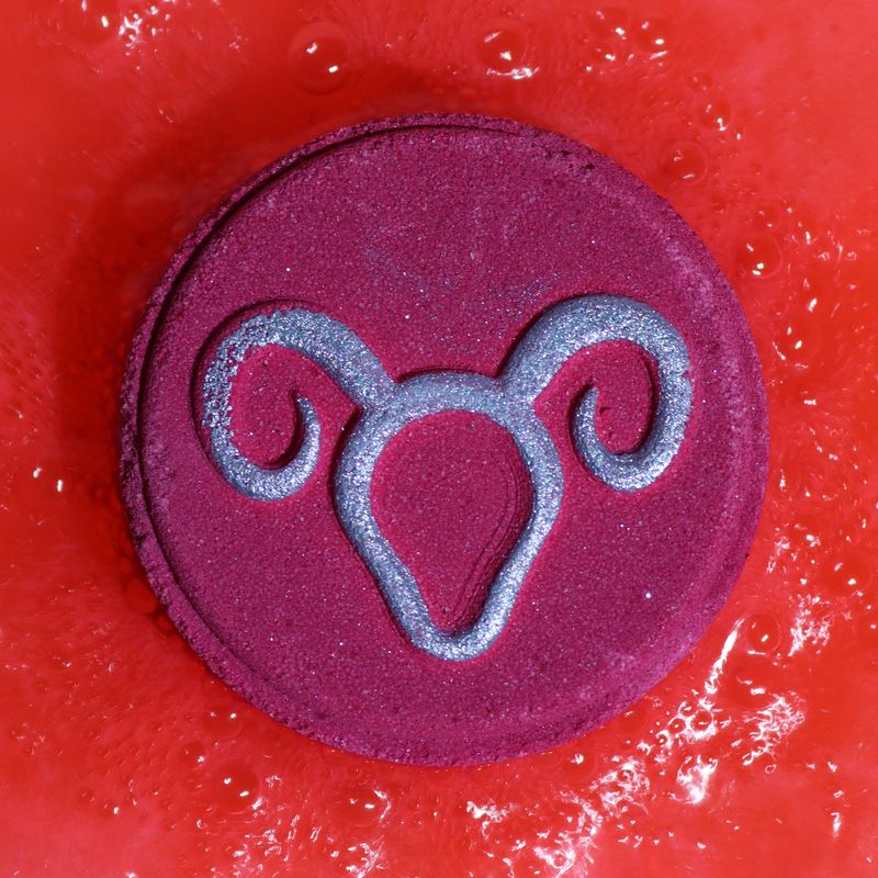 Ensemble de Bombes de Bain du Zodiaque avec Horoscope - Bélier