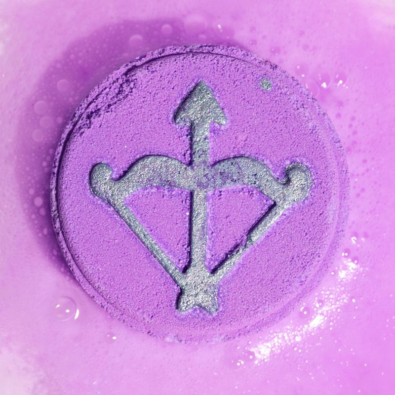 Ensemble de Bombes de Bain du Zodiaque avec Horoscope - Sagittaire