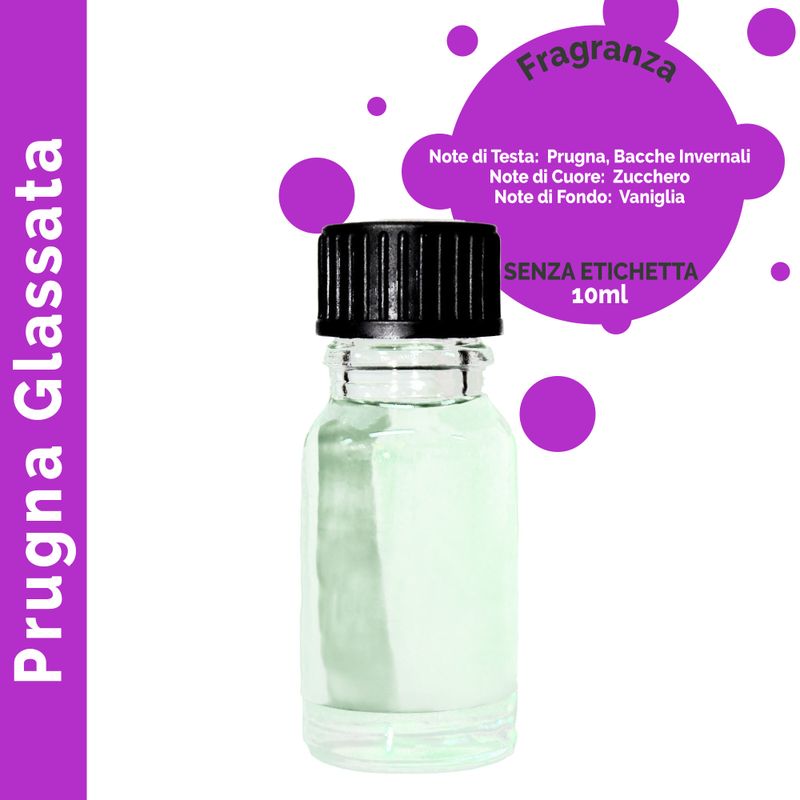 Huile Parfumée Prune Sucrée Givrée 10 ml - Marque Blanche
