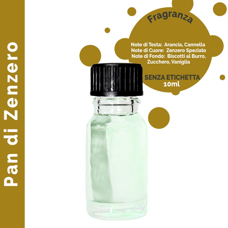 Huile Parfumée Pain d'Épices Chaud 10 ml - Marque Blanche