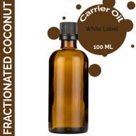 Huile de Noix de Coco Fractionnée - 100ml - Marque Blanche