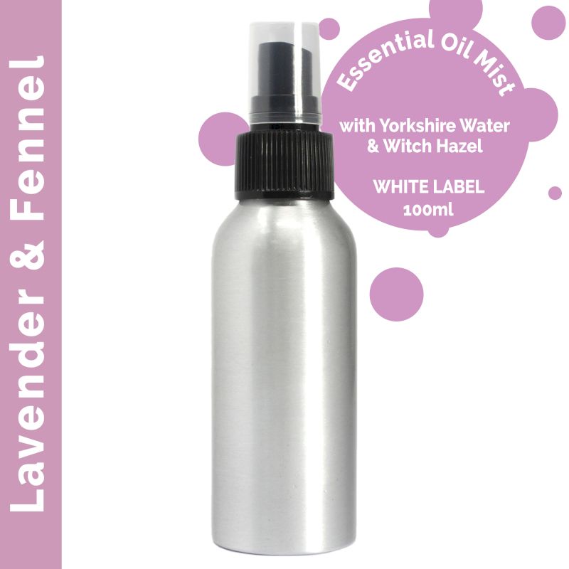 Brume d'Huiles Essentielles 100ml - Lavande & Fenouil - Marque Blanche