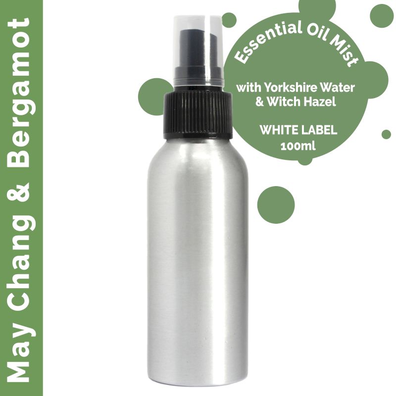 Brume d'Huiles Essentielles 100ml - May Chang & Bergamote - Marque Blanche