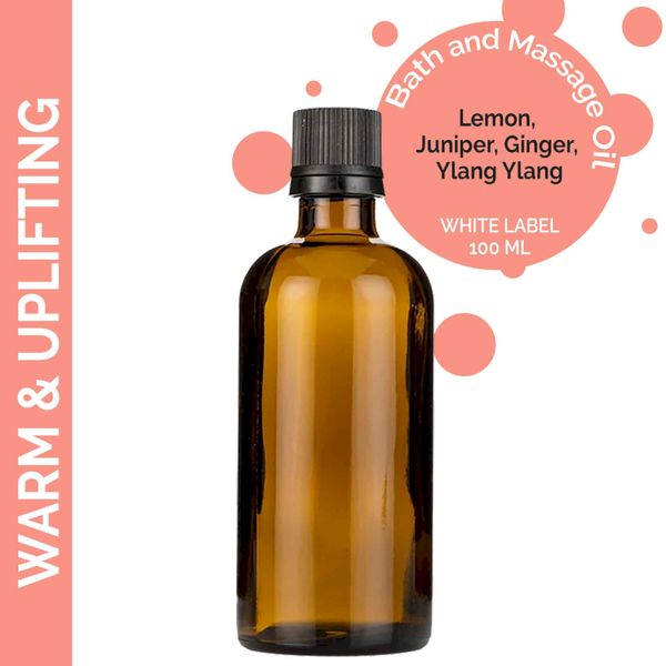 Huile de Massage Chauffante et Vivifiante - 100 ml - Marque Blanche